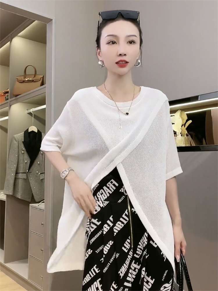 40代ファッション レディース モードミックス オーバーサイズブラウス