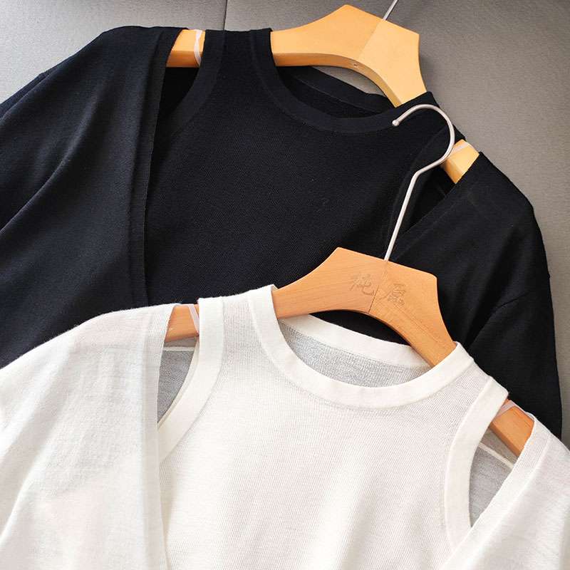 40代ファッション レディース エレガント シンプル ニットセット