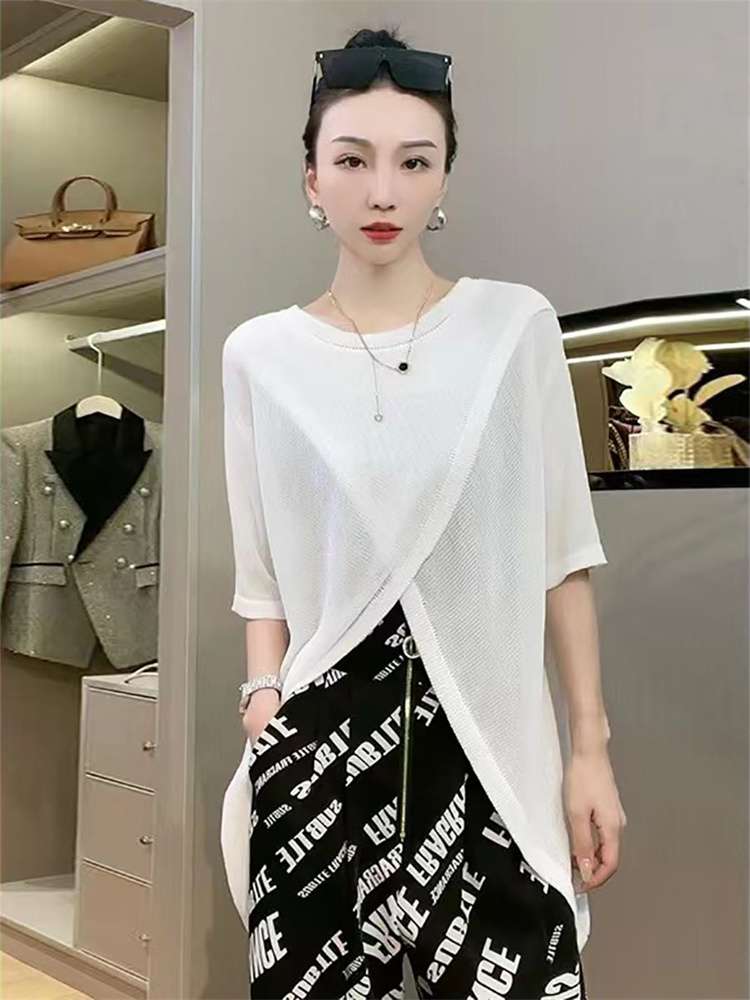 40代ファッション レディース モードミックス オーバーサイズブラウス