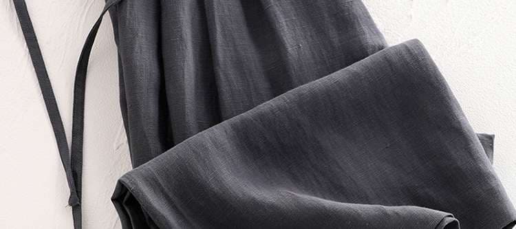 40代ファッション レディース エレガントリネンワイドパンツ