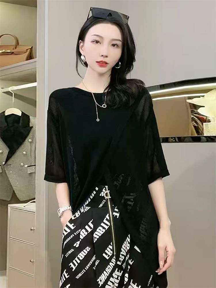 40代ファッション レディース モードミックス オーバーサイズブラウス