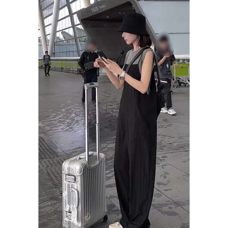 40代ファッション レディース ワイド サロペット オールインワン オーバーオール カジュアル