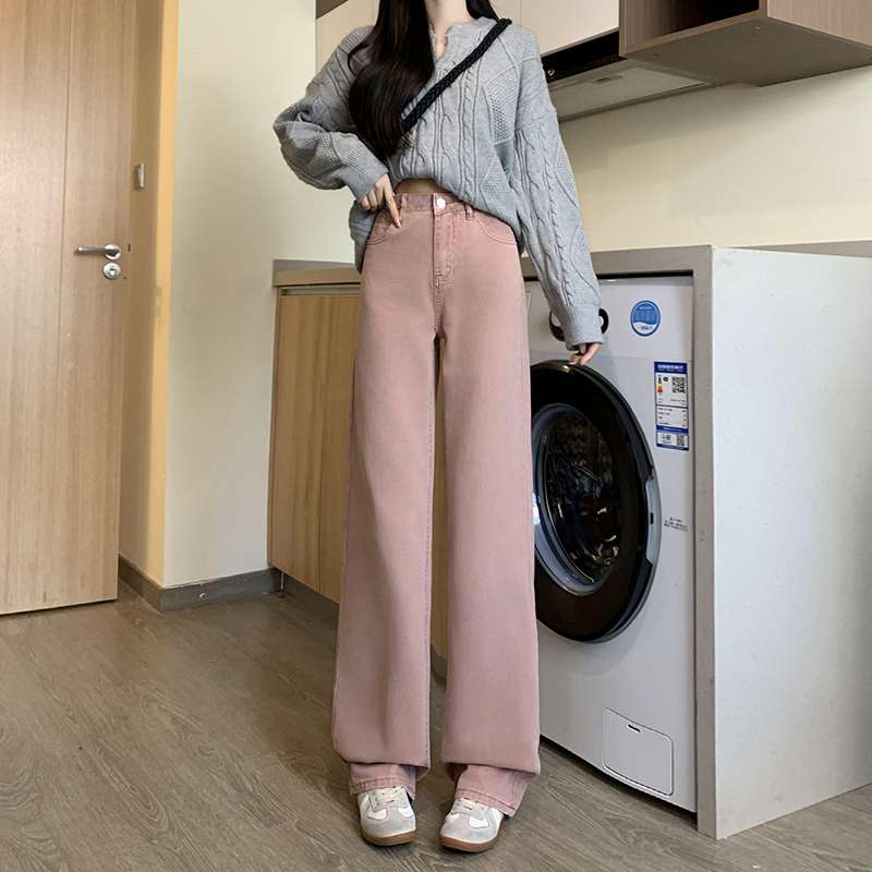 40代ファッション レディース 大人カジュアルワイドデニムパンツ