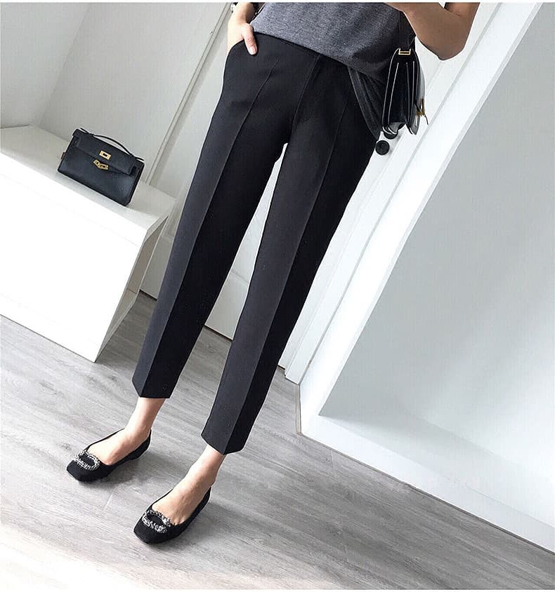 40代ファッション レディース 40代ぽっちゃり体型カバー美脚パンツ