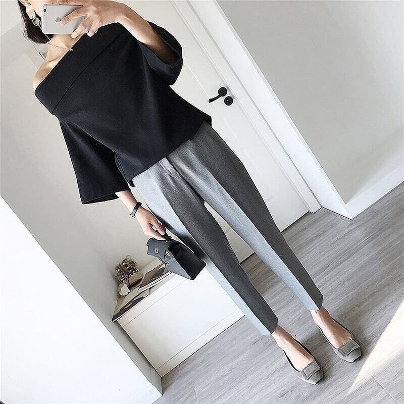 40代ファッション レディース 40代ぽっちゃり体型カバー美脚パンツ