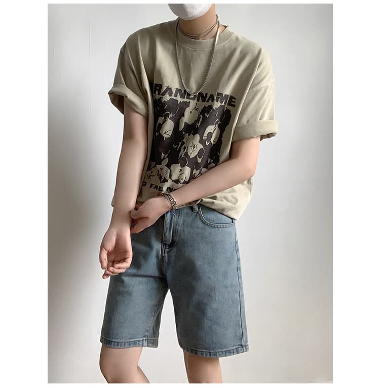 40代ファッション レディース ヴィンテージ風グラフィックTシャツ