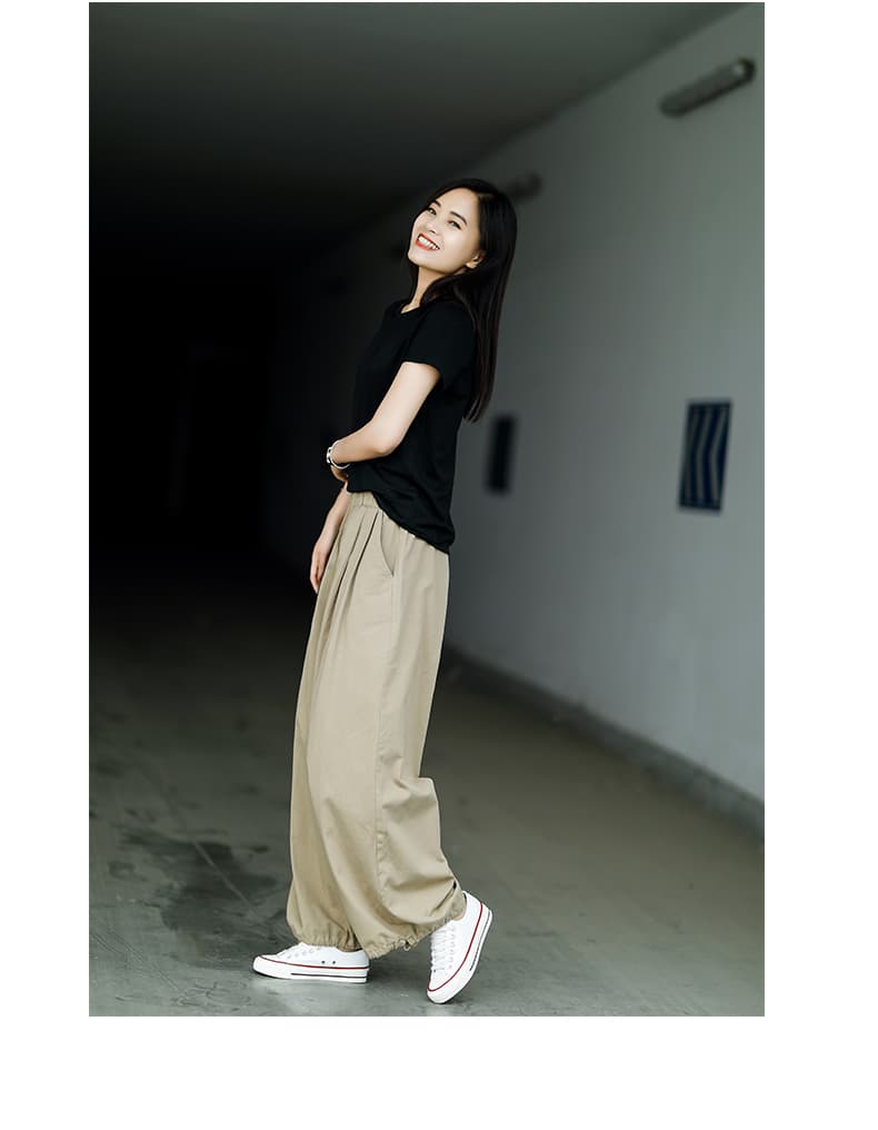 40代ファッション レディース ゆったり カジュアル パンツ