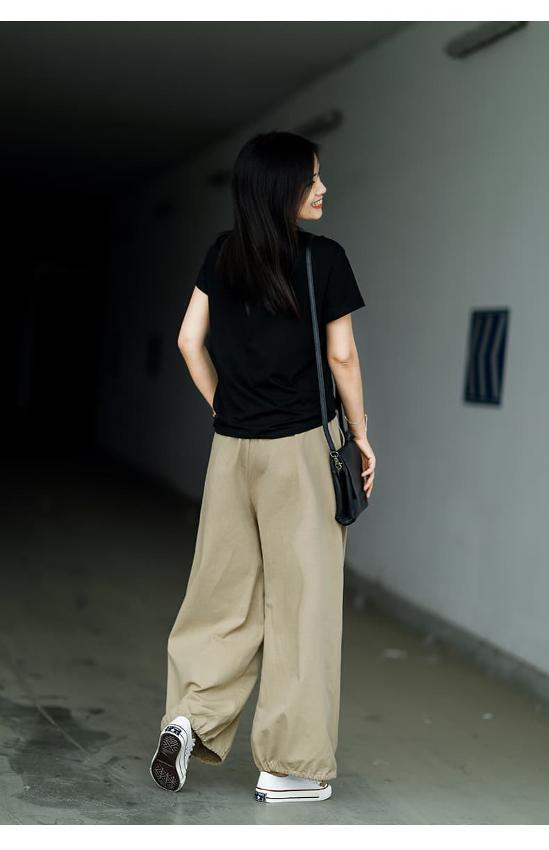 40代ファッション レディース ゆったり カジュアル パンツ