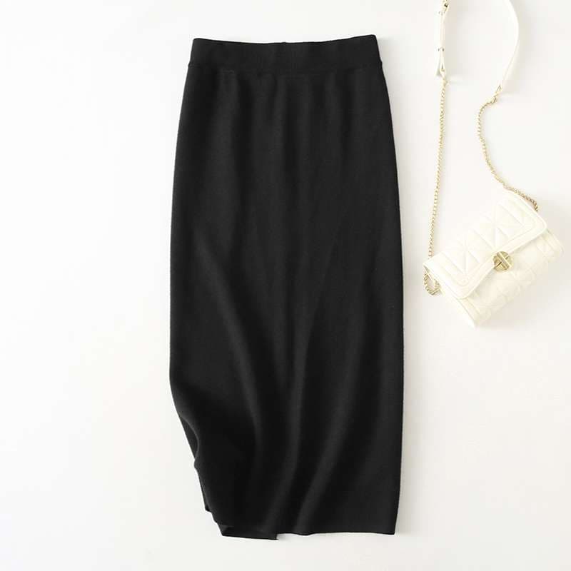 40代ファッション レディース エレガントストレッチペンシルスカート