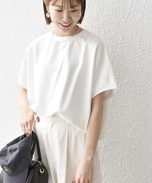 40代ファッション レディース ゆったりシルエット オーバーサイズTシャツ