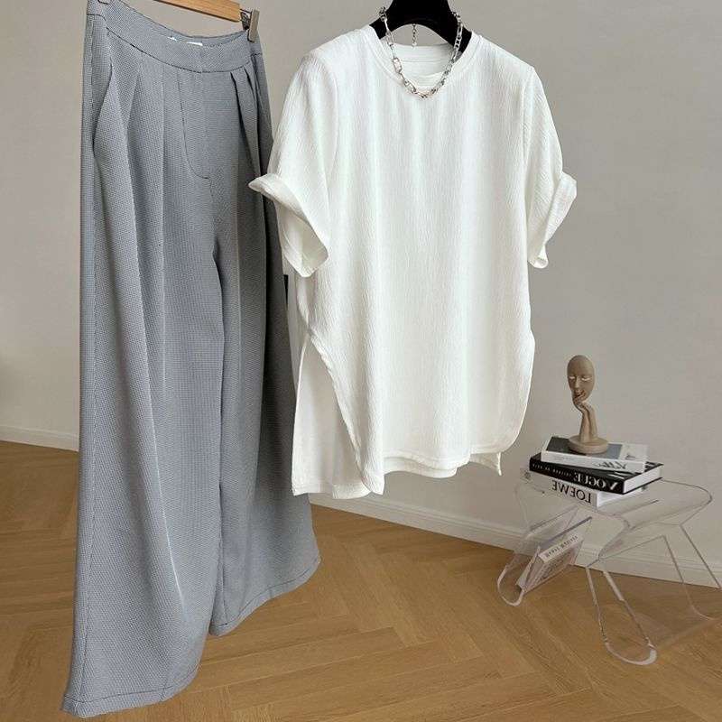 40代ファッション レディース エレガントリラックス オーバーサイズTシャツ