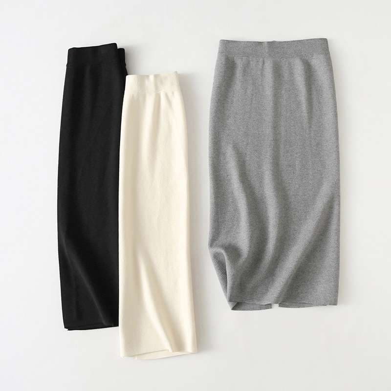 40代ファッション レディース エレガントストレッチペンシルスカート