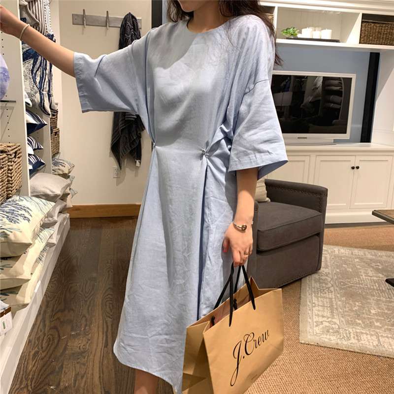 40代ファッション レディース エレガントリラックスワンピース