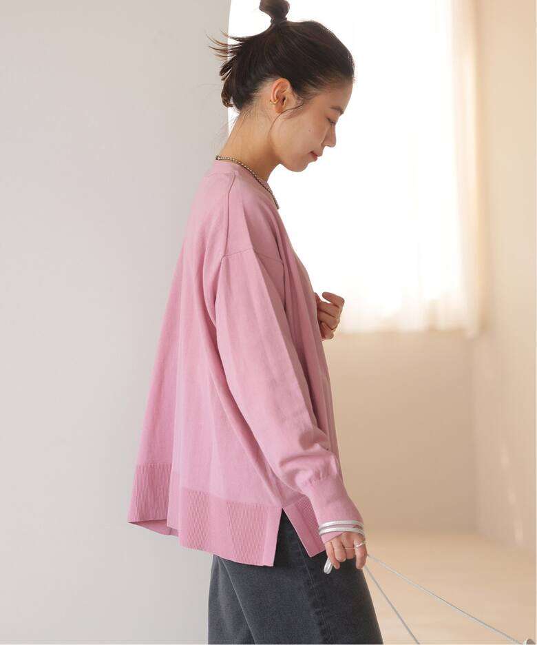 40代ファッション レディース オーバーサイズニットカーディガン