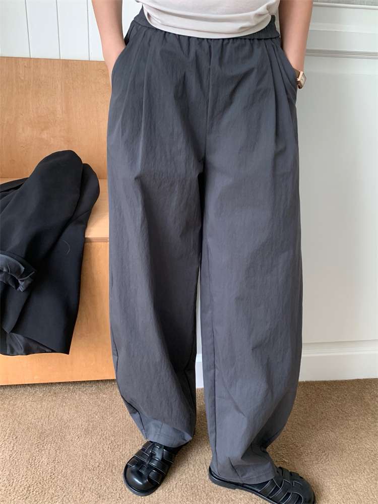 40代ファッション レディース ゆったりワイドパンツ