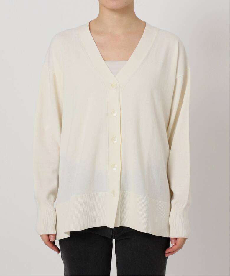 40代ファッション レディース オーバーサイズニットカーディガン