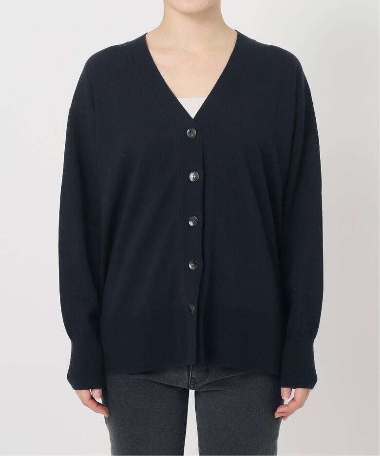 40代ファッション レディース オーバーサイズニットカーディガン