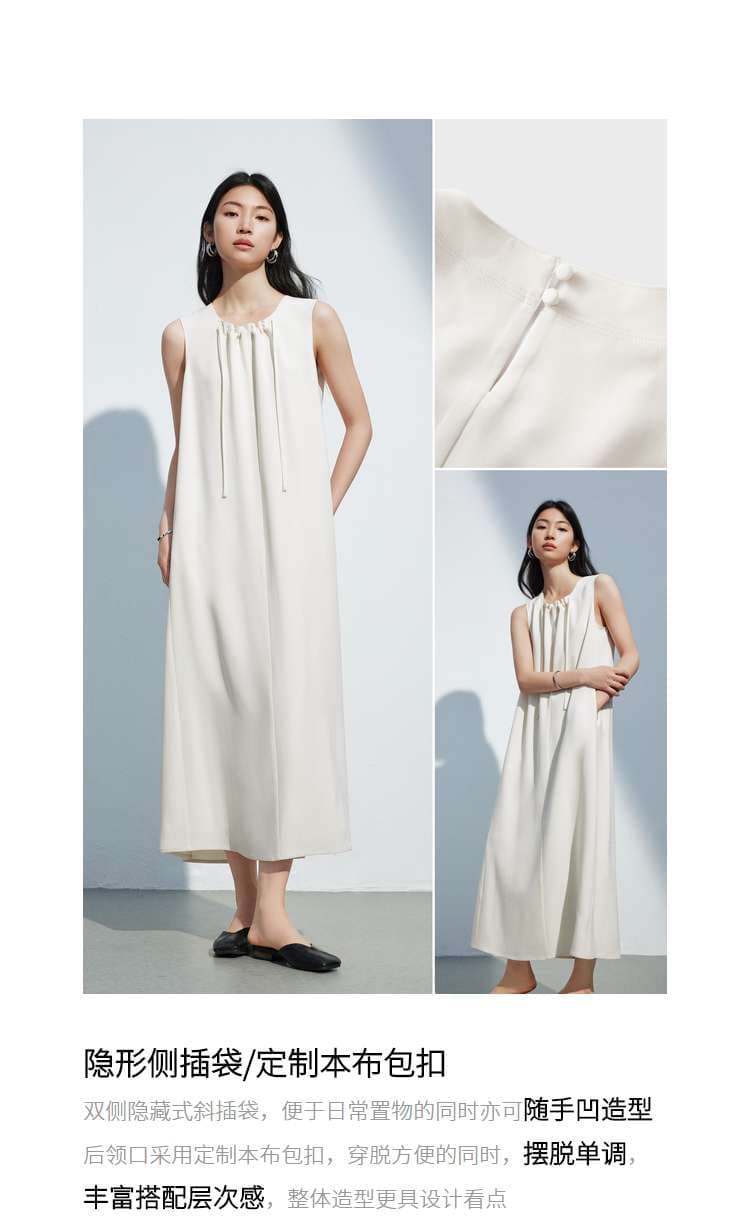 40代ファッション レディース エレガントシルエット リラックスワンピース