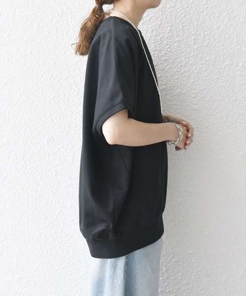 40代ファッション レディース ゆったりシルエット オーバーサイズTシャツ