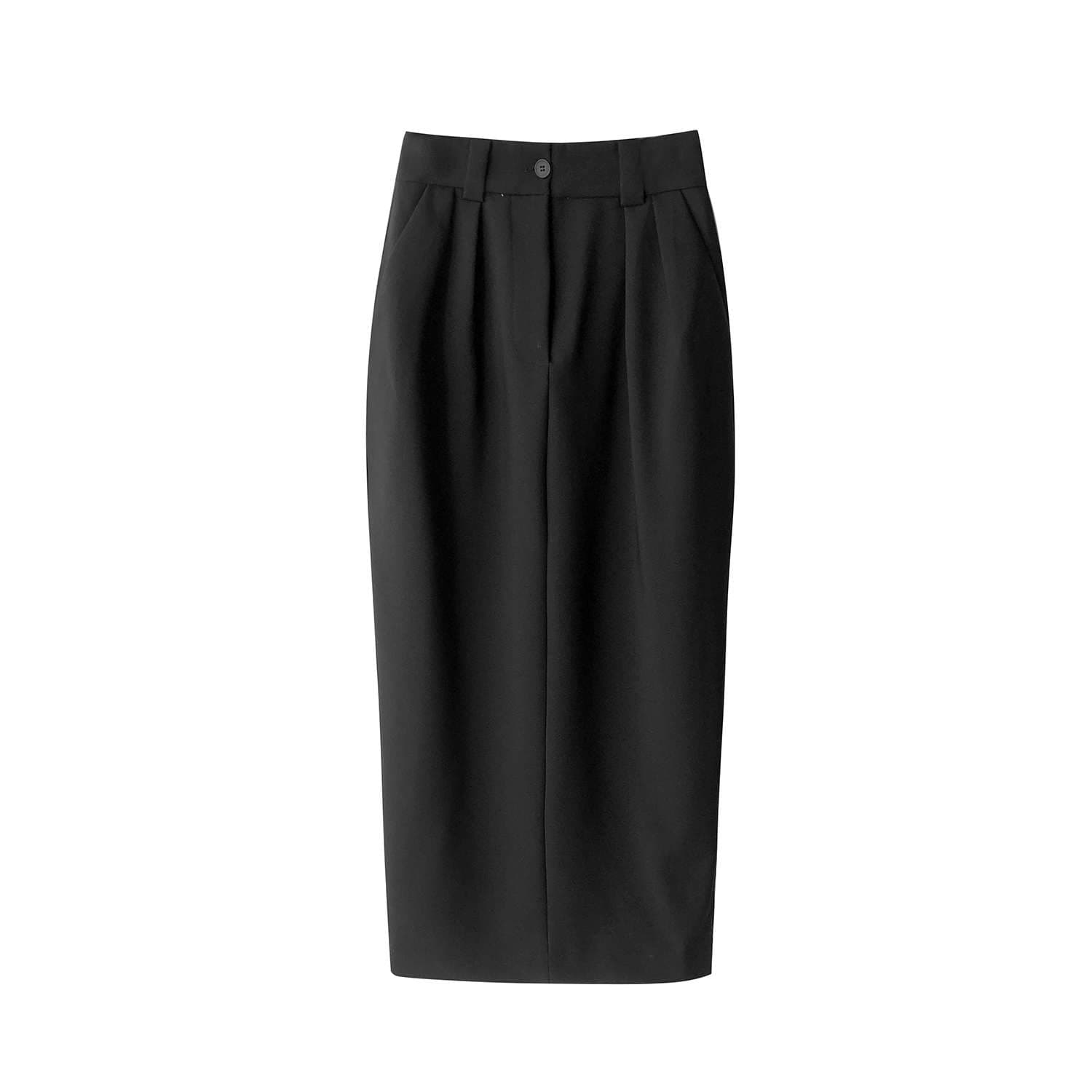 40代ファッション レディース エレガントなハイウエストロングスカート