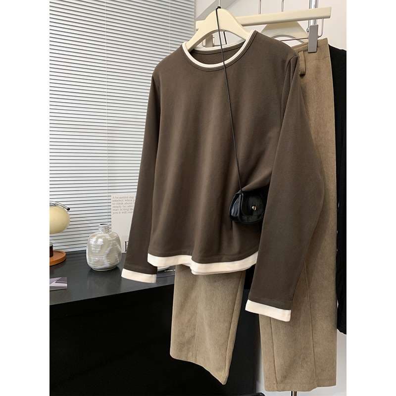 40代レディースファッション シンプル上品コンフォートニット