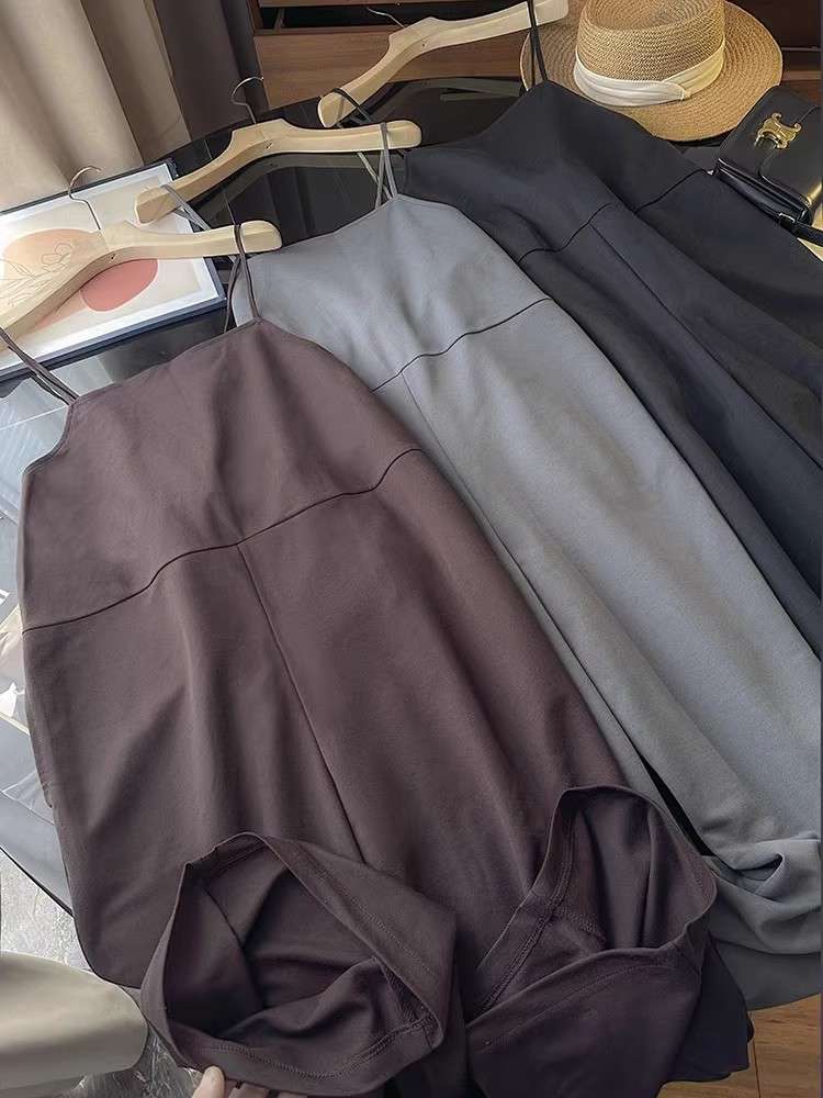 40代ファッション レディース エレガントなストラップ付きロングサロペット