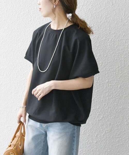 40代ファッション レディース ゆったりシルエット オーバーサイズTシャツ