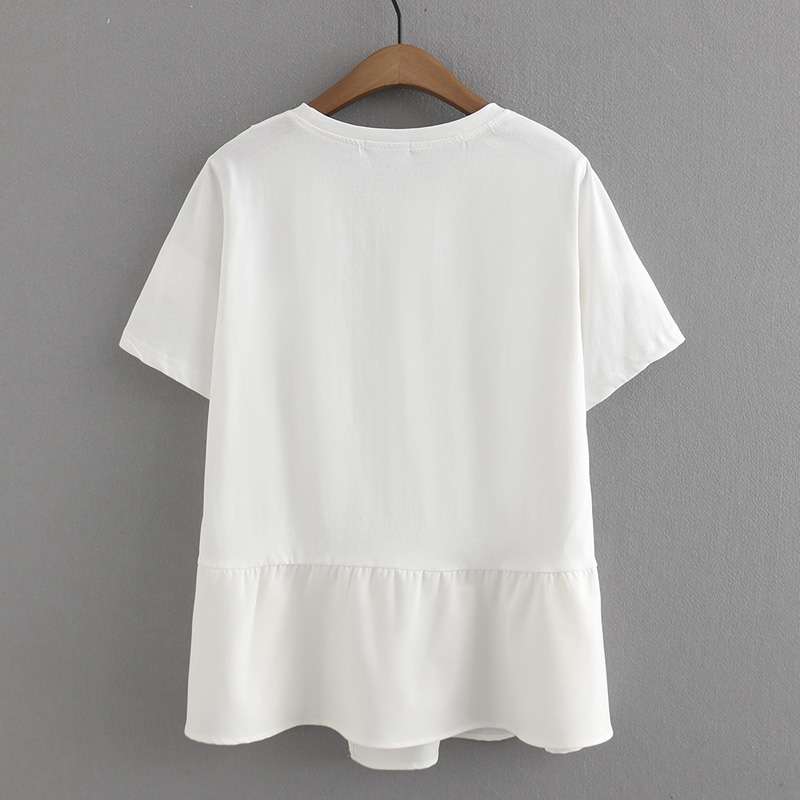 40代ファッション レディース ペプラムデザイン 大人カジュアルTシャツ