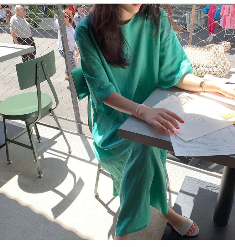 40代ファッション レディース エレガントリラックスワンピース