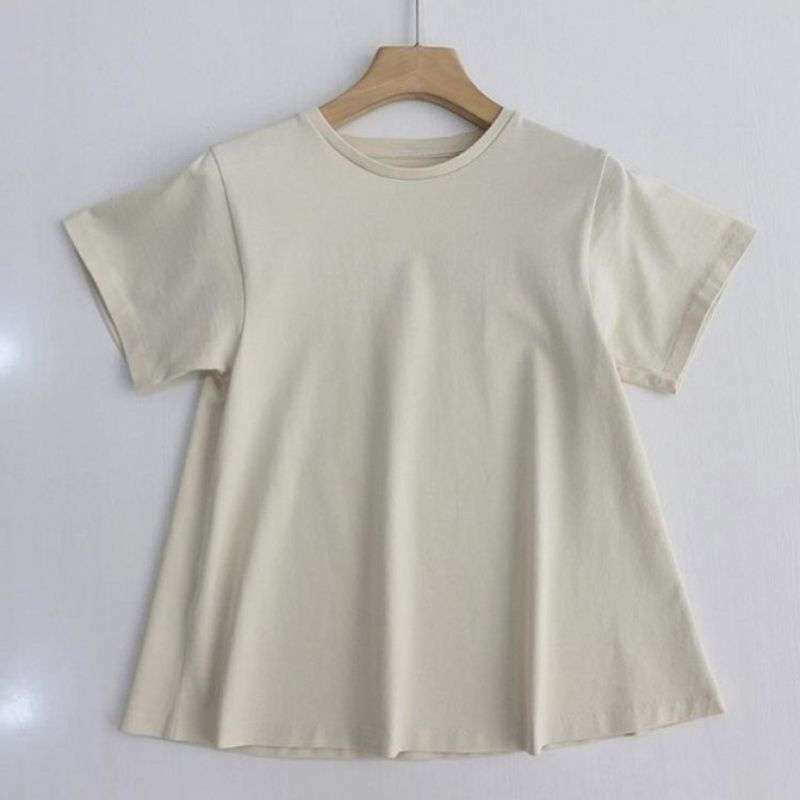 40代ファッション レディース エレガントシンプルオーバーサイズTシャツ