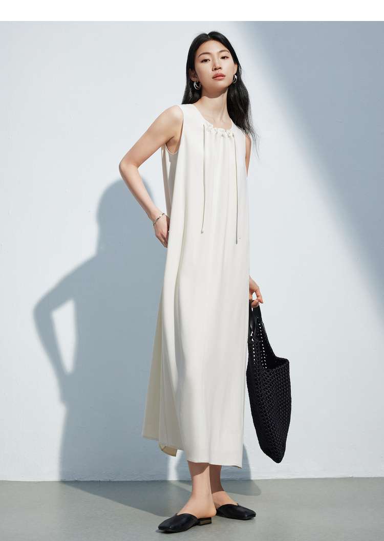 40代ファッション レディース エレガントシルエット リラックスワンピース