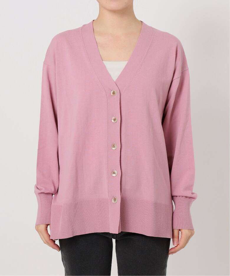 40代ファッション レディース オーバーサイズニットカーディガン