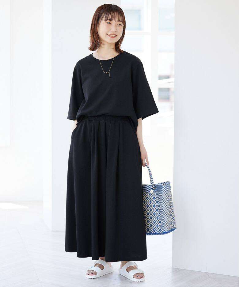 40代ファッション レディース シンプルエレガント オーバーサイズTシャツ