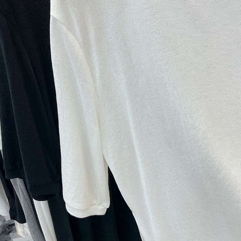 40代ファッション レディース エアリーシルエット 大人シンプルTシャツ