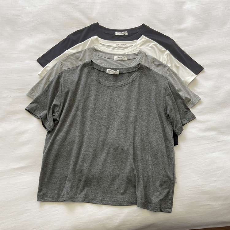 40代ファッション レディース ゆったりシンプル大人Tシャツ