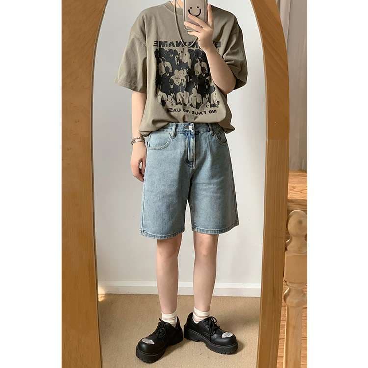 40代ファッション レディース ヴィンテージ風グラフィックTシャツ