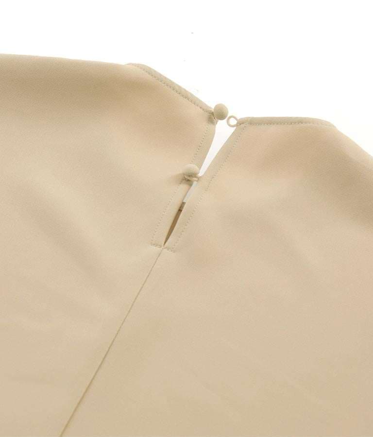 40代ファッション レディース フレア袖ペプラムブラウス