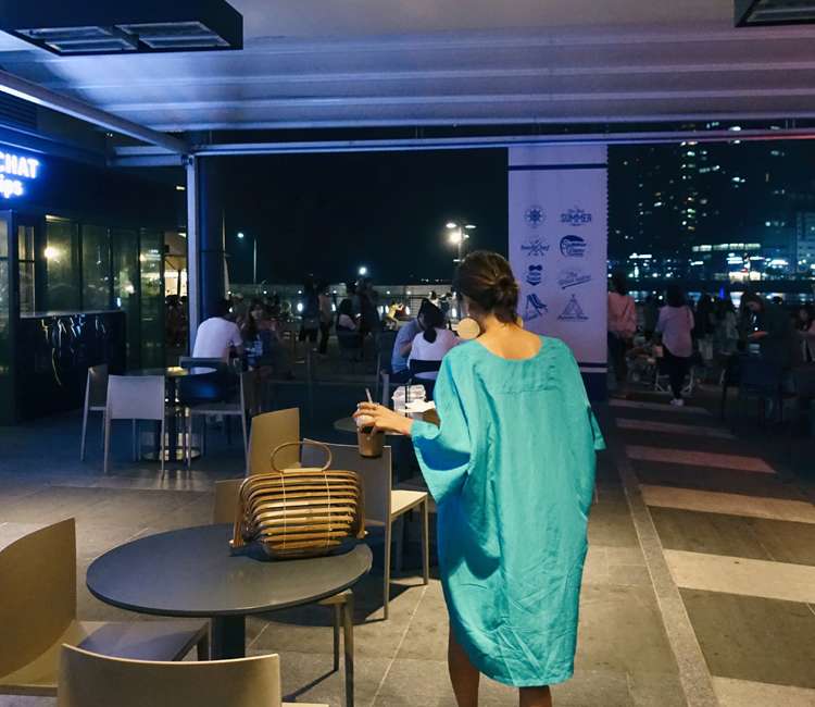 40代ファッション エレガントVネックオーバーサイズチュニック