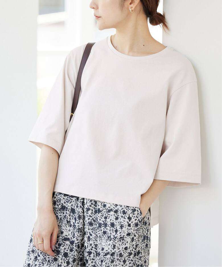 40代ファッション レディース シンプルエレガント オーバーサイズTシャツ