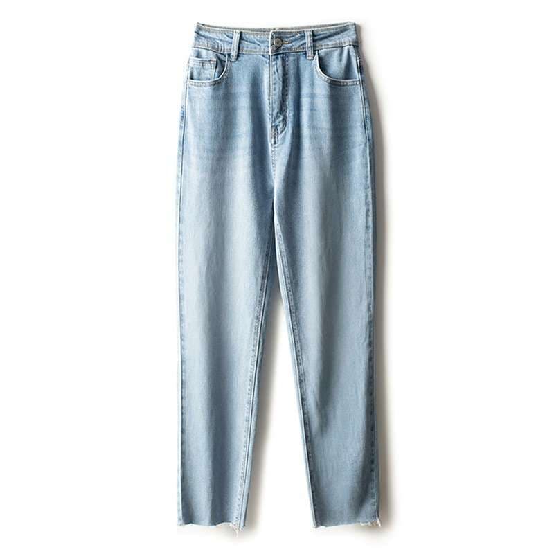 40代ファッション レディース 冷感 クロップドデニム