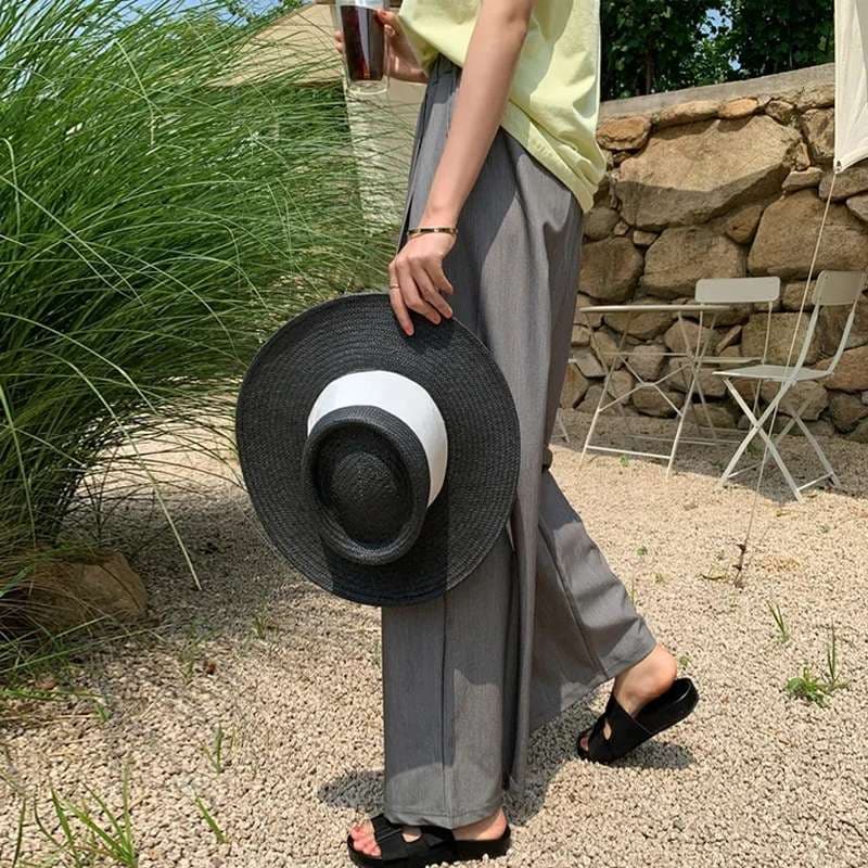 40代ファッション レディース 大人リラックスワイドパンツ