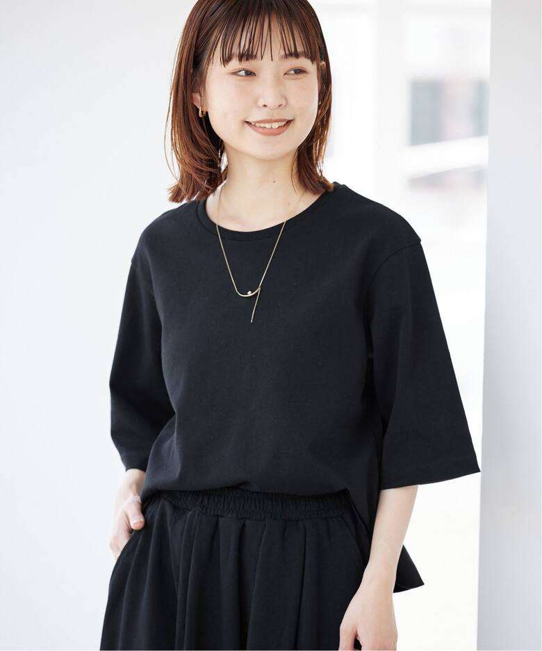 40代ファッション レディース シンプルエレガント オーバーサイズTシャツ