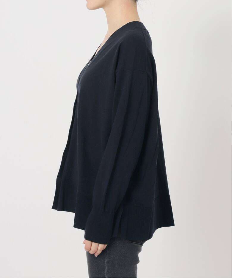 40代ファッション レディース オーバーサイズニットカーディガン