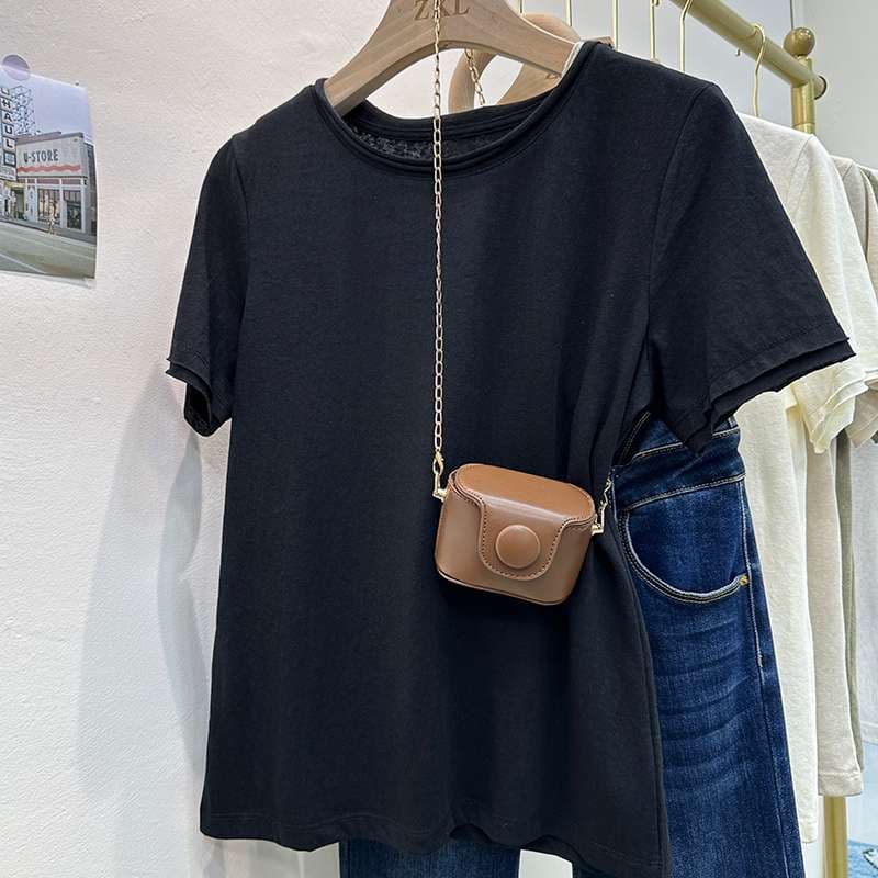 40代ファッション レディース 大人の洗練ベーシックTシャツ