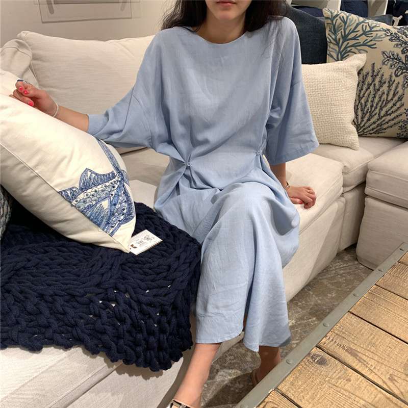 40代ファッション レディース エレガントリラックスワンピース