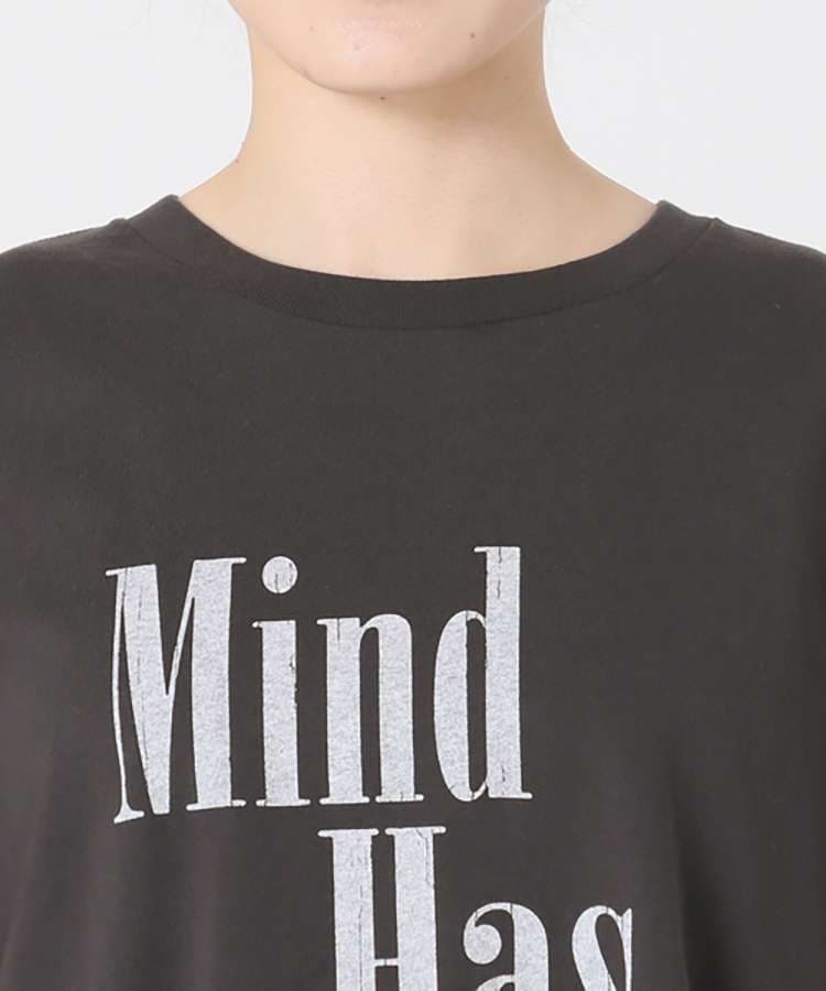 40代ファッション レディース マインド・ハズ・メニーフェイス オーバーサイズTシャツ