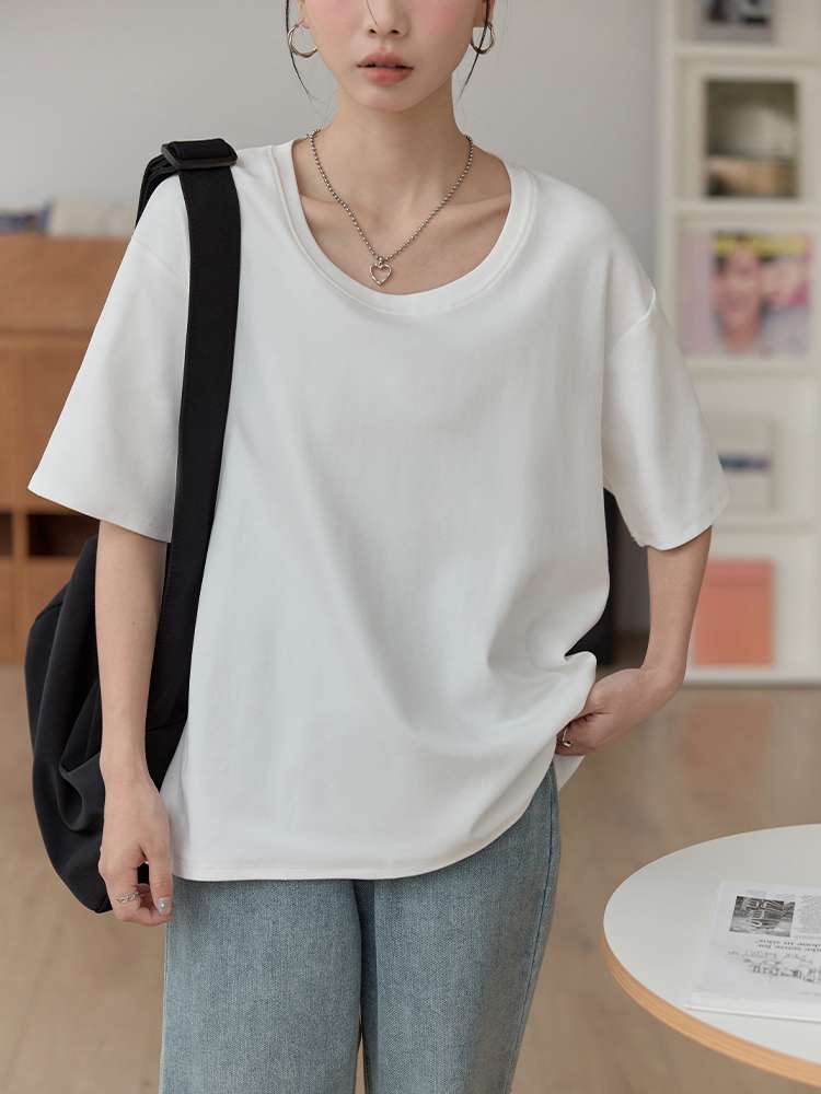 40代ファッション レディース シンプル モダン ドルマン Tシャツ