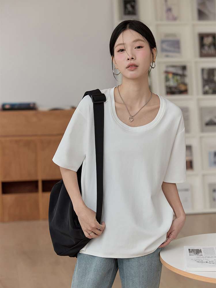 40代ファッション レディース シンプル モダン ドルマン Tシャツ